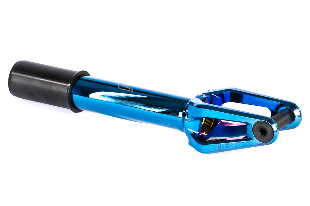 Ethic Merrow V3 8/12 STD HIC Fork Chrome Blue