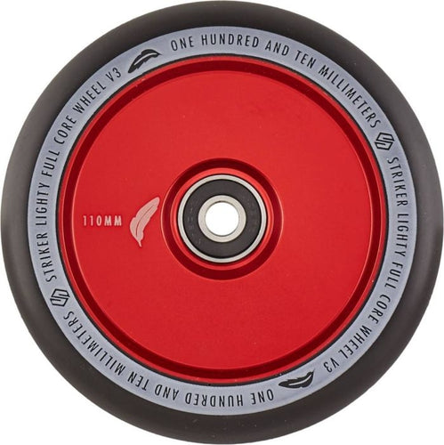 Striker Lighty Full Core V3 110 Wheel Red