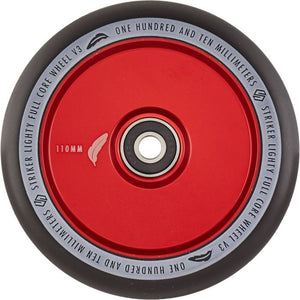 Striker Lighty Full Core V3 110 Wheel Red