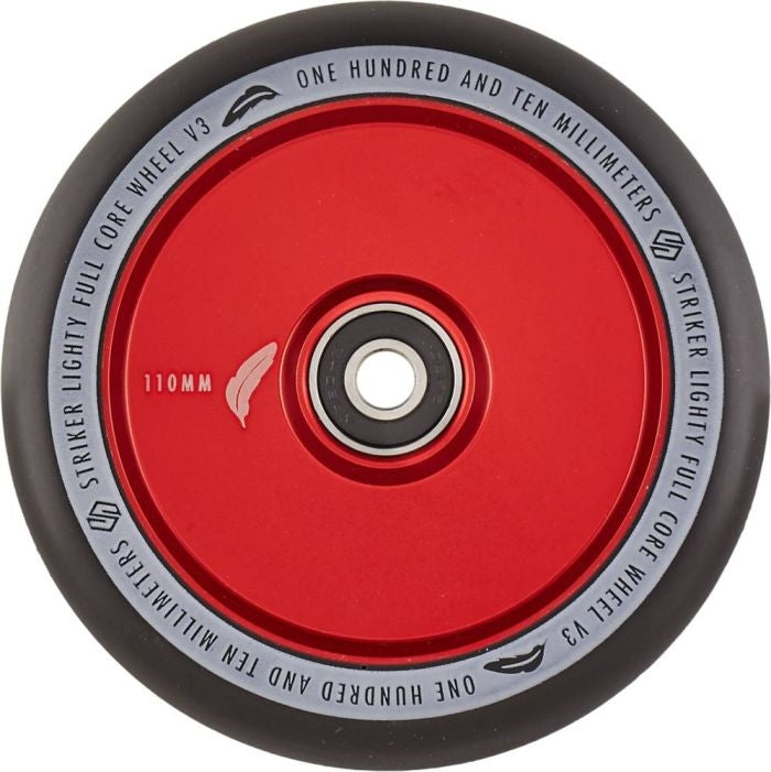Striker Lighty Full Core V3 110 Wheel Red