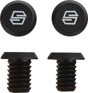Striker Thick Logo Grips Black Orange-1