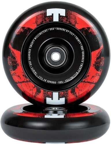 Tilt Durare Selects Skulls 120 Wheel Red