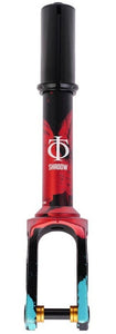 Oath Shadow IHC Fork Zwart Turkoois Rood