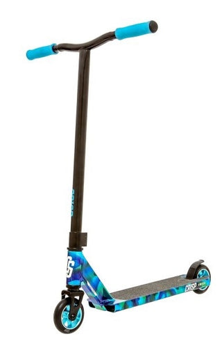 Crisp Switch Stuntstep Chroom Wolkig  Blauw Zwart 82 cm ⭐⭐⭐