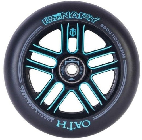Oath Binary 110 Wheel Zwart Blauw