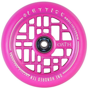 Oath Lattice 110 Wheel Pink