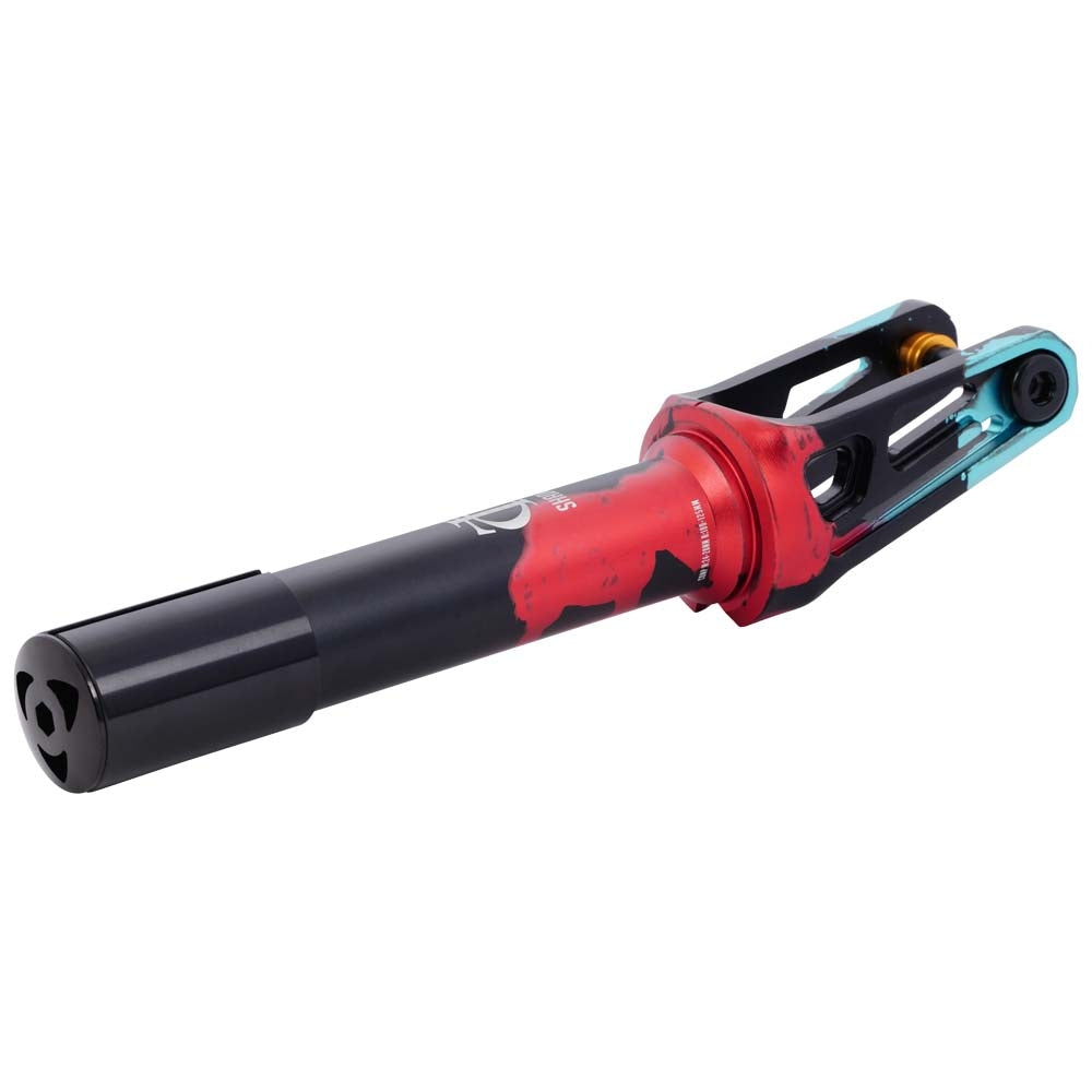 Oath Shadow SCS Fork Zwart Turkoois Rood