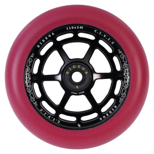 UrbanArtt Civic 110 Wheel Red Black