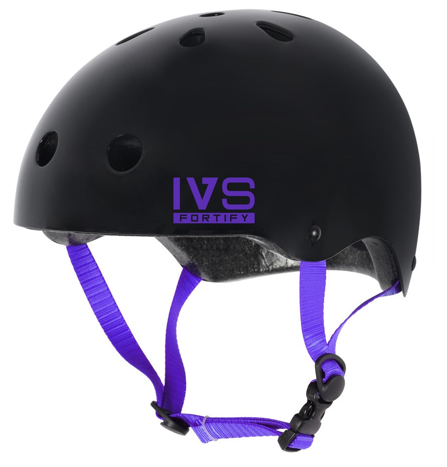 Invert Supreme Fortify Helmet Gloss Black Purple-M
