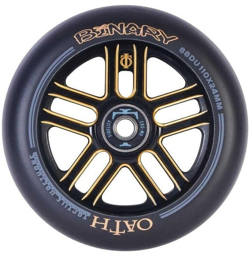 Oath Binary 110 Wheel Zwart Oranje