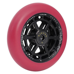 UrbanArtt Civic 110 Wheel Red Black-1