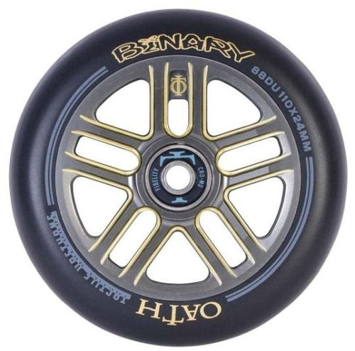Oath Binary 110 Wheel Zwart Goud