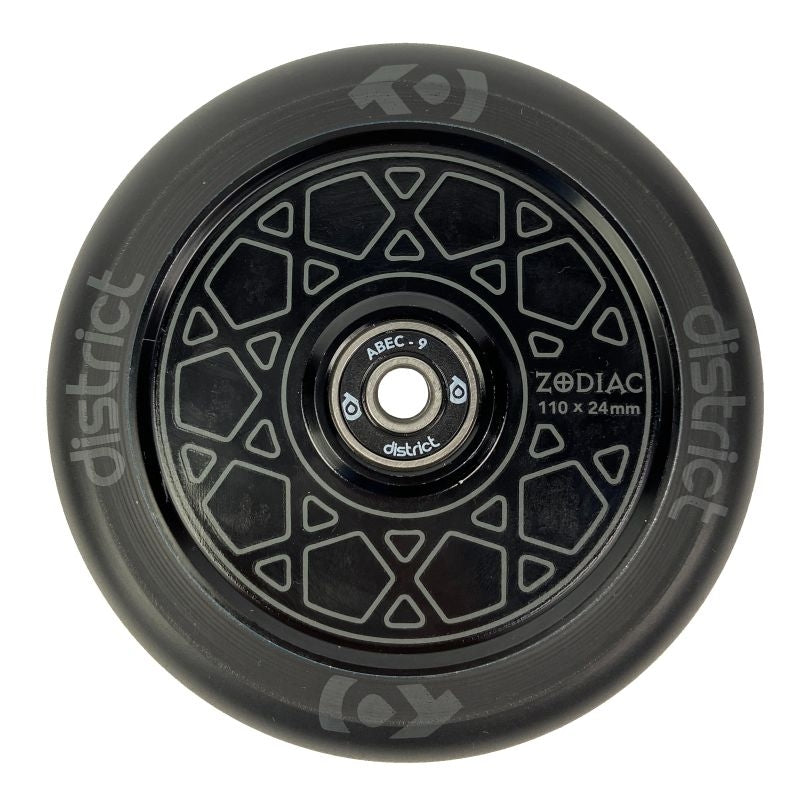 District Zodiac 110 Wheel Black