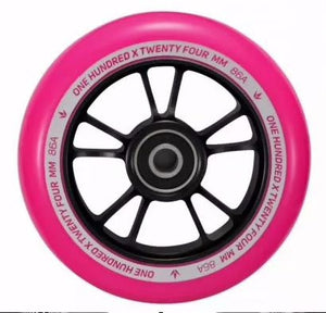 Blunt 10 Spokes 100 Wheel Pink Black
