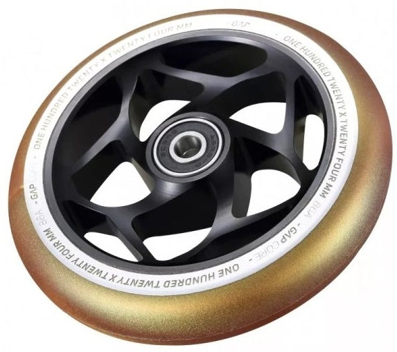 Blunt Gap Core 120 Wheel Gold Black