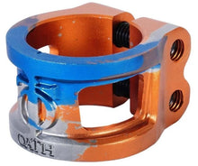 Afbeelding in Gallery-weergave laden, Oath Cage V2 Clamp Oranje Blauw Titanium