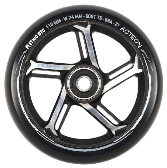 Ethic Acteon 110 Wheel Black Raw - Stuntstep