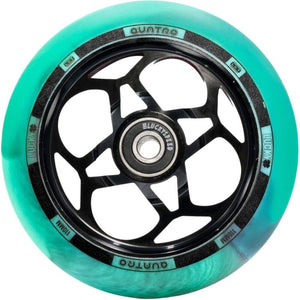 Lucky Quatro 110 Wheel Turkoois Zwart
