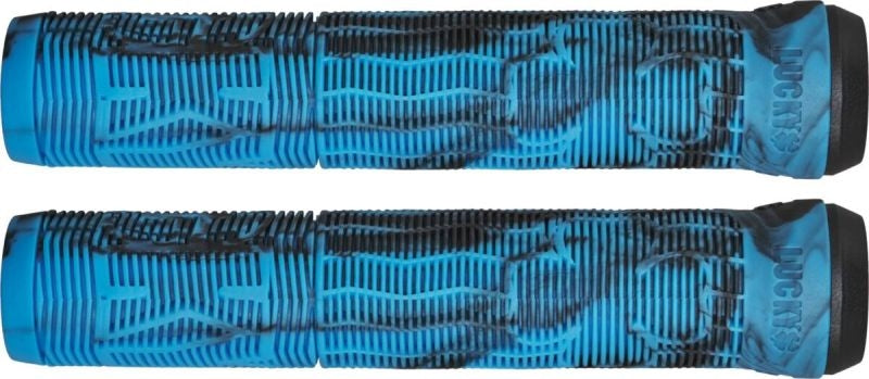 Lucky Vice 2.0 Grips Blue Black Swirl