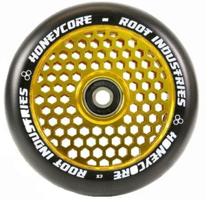 Root Honeycore Wheel 120 Gold Black - Stuntstep