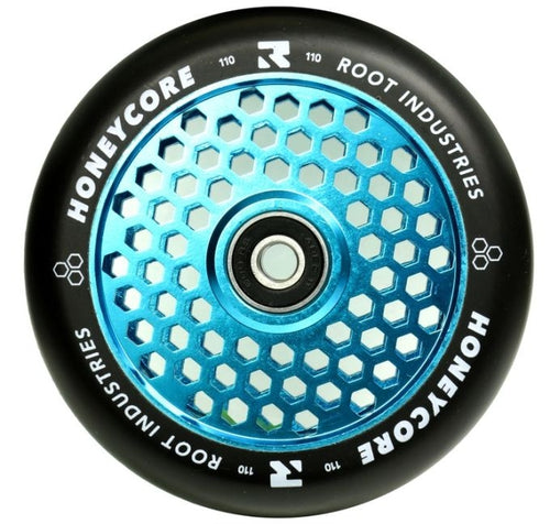 Root Honeycore Wheel 120 Sky Blue Black - Stuntstep