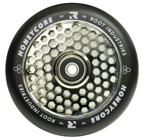 Root Honeycore Wheel 120 Mirror Black - Stuntstep