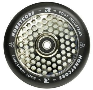 Root Honeycore Wheel 120 Mirror Black - Stuntstep