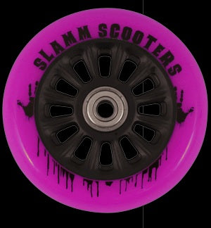 Slamm 100 mm Black/Pink + ABEC 7 - Stuntstep