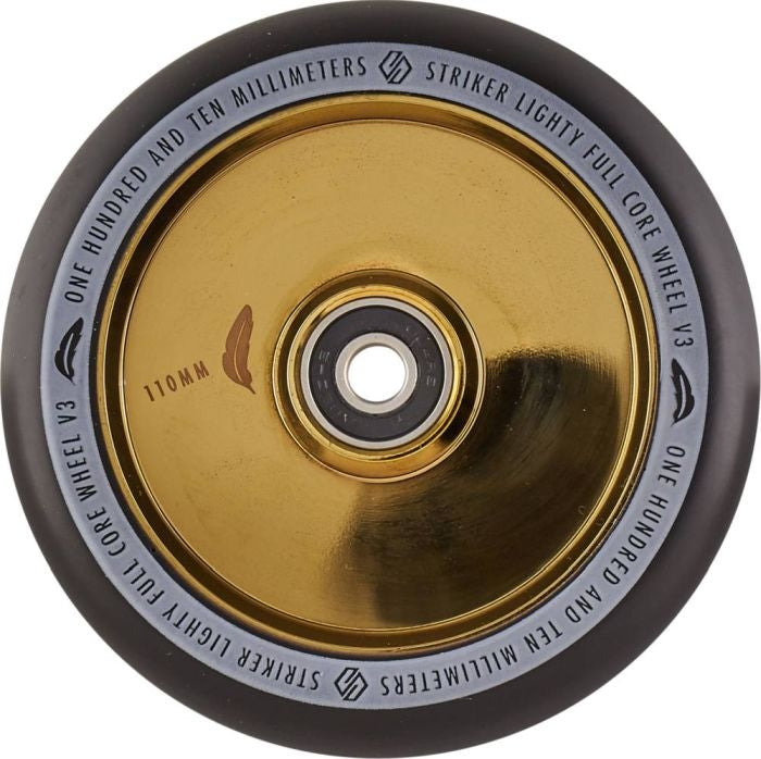 Striker Lighty Full Core V3 110 Wheel Gold