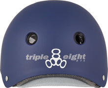 Afbeelding in Gallery-weergave laden, Triple Eight Certified Sweatsaver S-M Helmet Navy Rubber