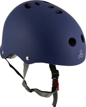 Afbeelding in Gallery-weergave laden, Triple Eight Certified Sweatsaver S-M Helmet Navy Rubber